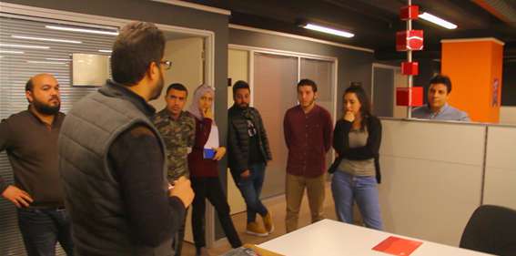 Working with the filmmaking team